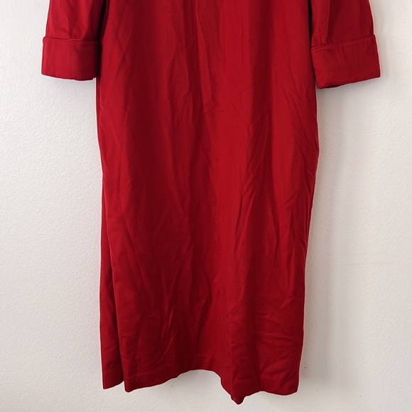 Neiman Marcus Cashmere Silk Robe Size Medium- Beautiful red - Picture 5 of 14